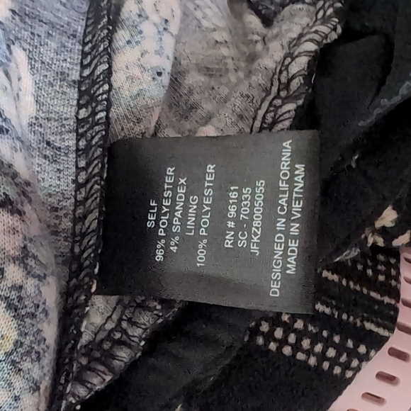 Bebop Black Boho Strapless Jumpsuit Size Large - Picture 8 of 8